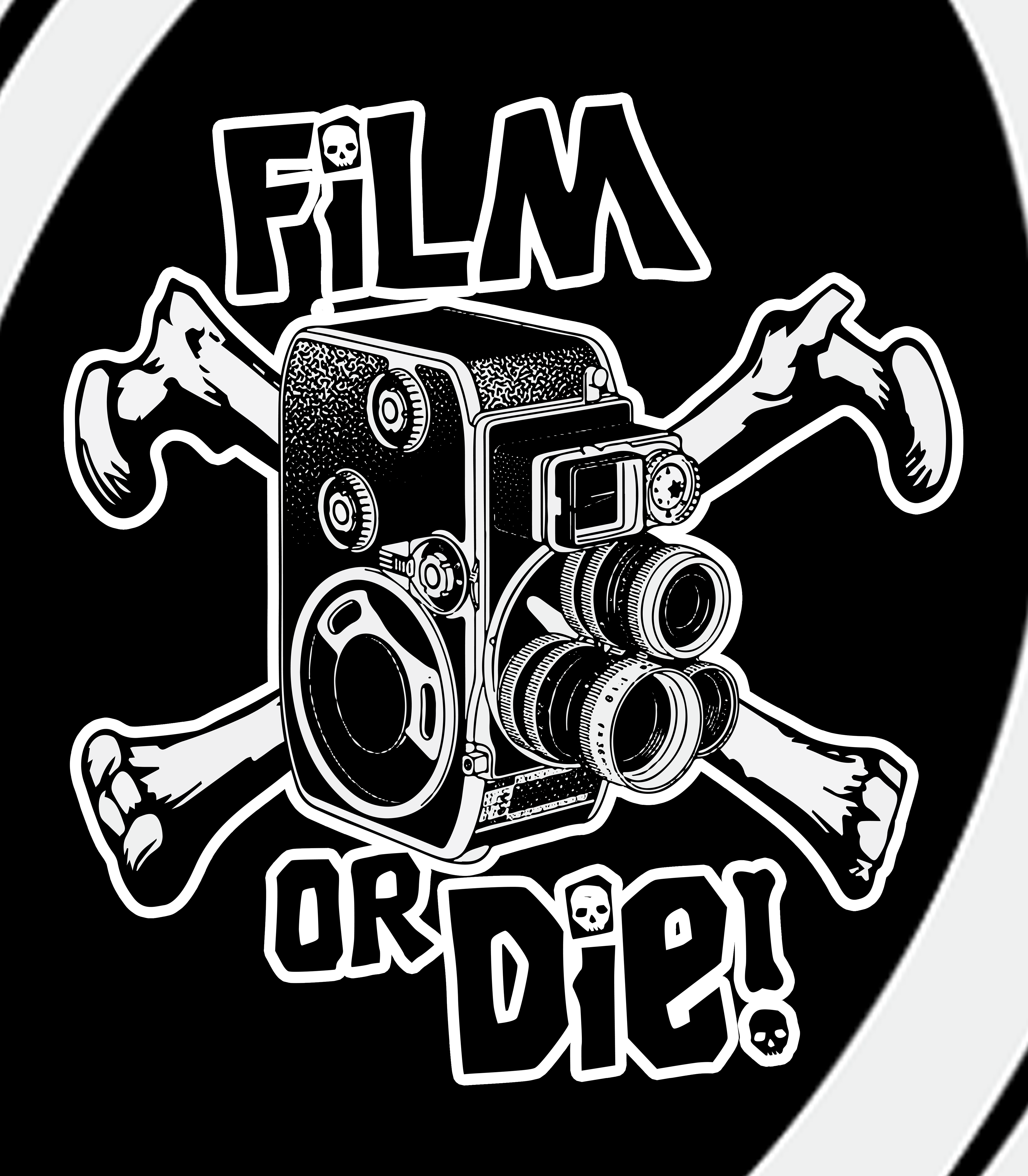 Film or Die Holographic Sticker