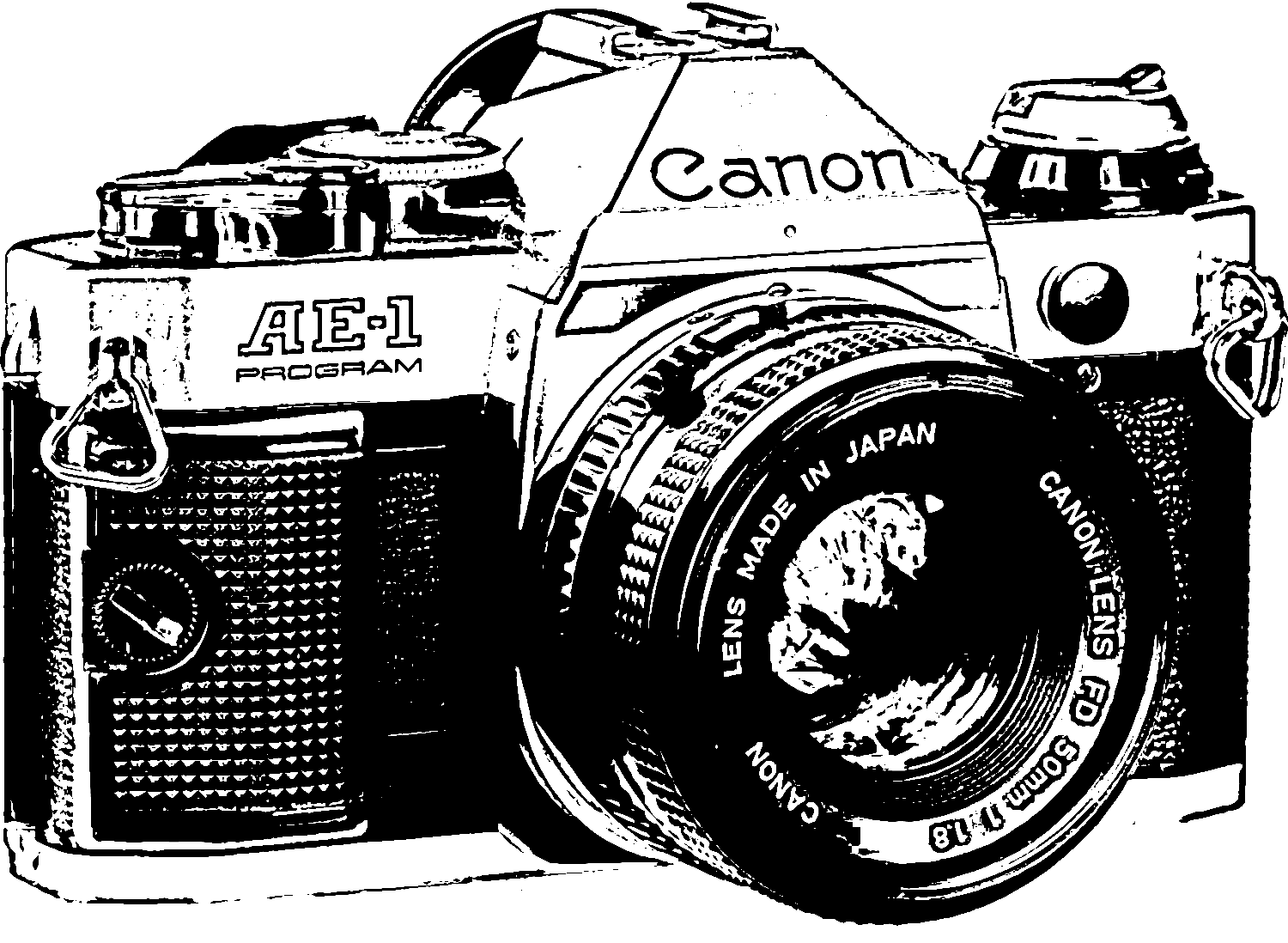 Canon AE-1 Holographic Sticker