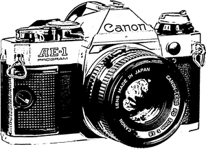 Canon AE-1 Holographic Sticker